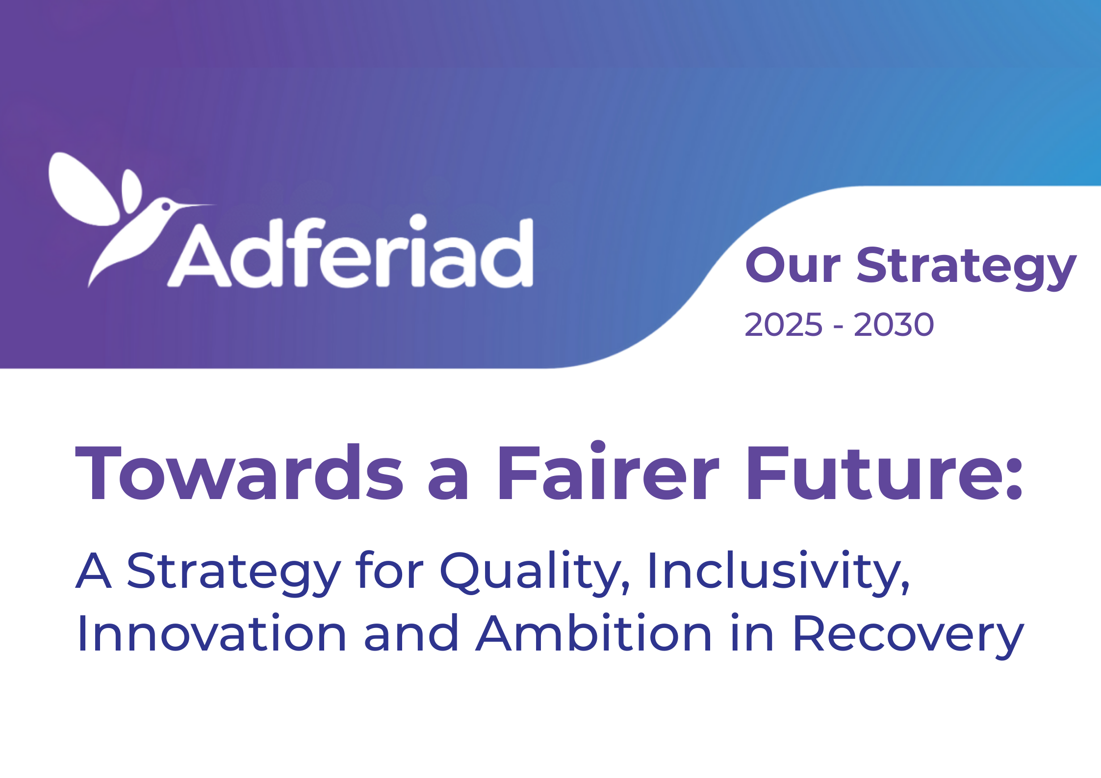 Adferiad launches ambitious 5-year strategy