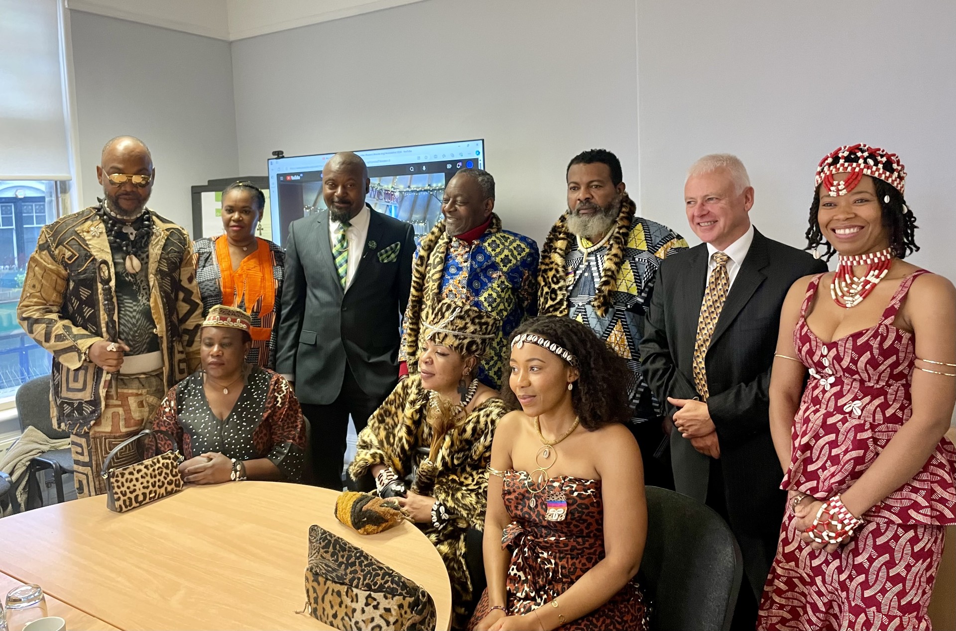 Adferiad welcomes Queen of Congo to celebrate Black History Month