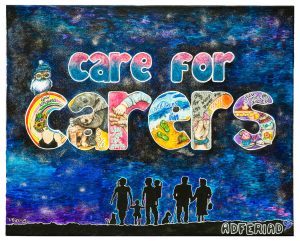 Lucy's Painting in support of Carers
